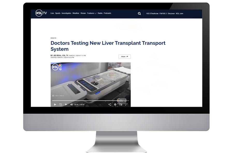 KSLTV—Doctors Testing New Liver Transplant Transport System